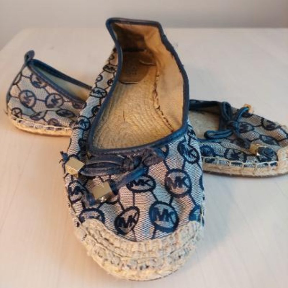 Michael Kors Jacquard Blue Espadrilles